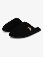 Pantoffel Teddy Black